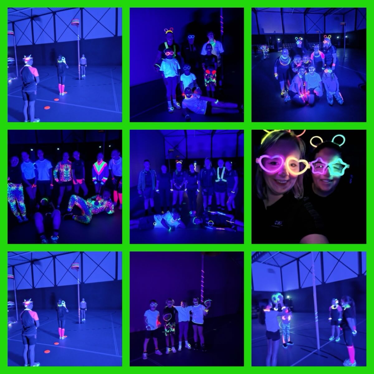 Glow in the dark training!